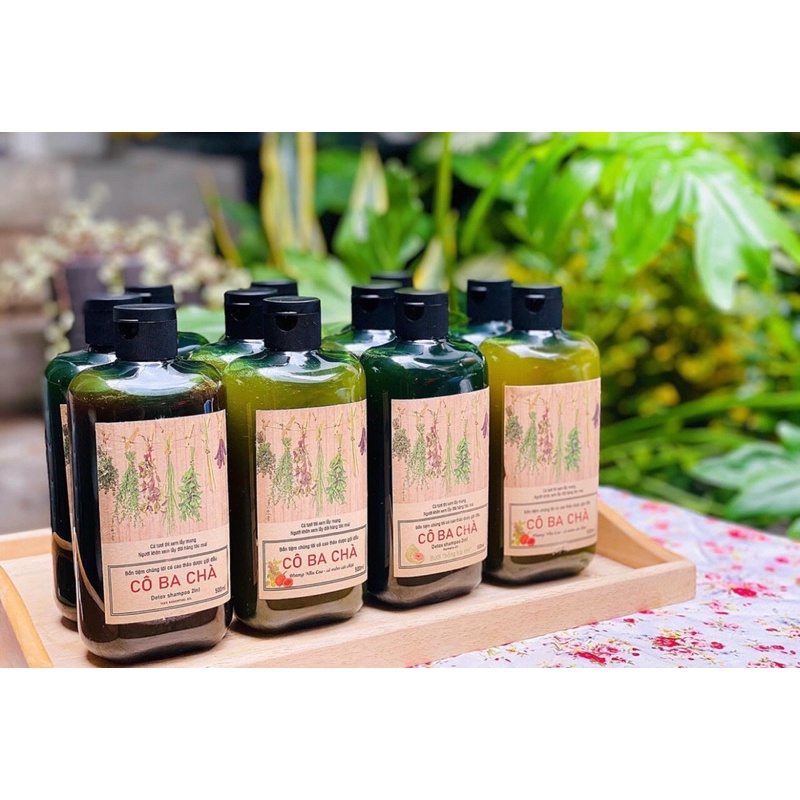 Dầu gội Bưởi/Bồ Kết/Hương Nhu/Sâm tuỳ chọn 500ml Cô Ba Chà