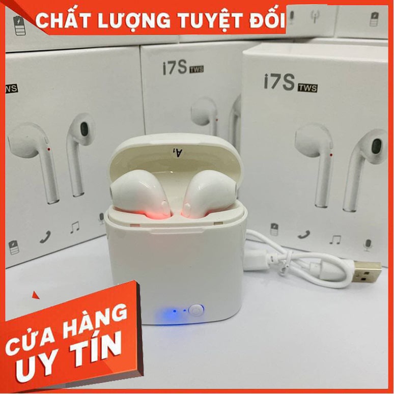 Tai Nghe I7S Ko Dây Kết Nối Bluetooth - Tai Nghe I7s 5.0 Phiên Bản Mới Nhất - Tính Năng Vượt Trội