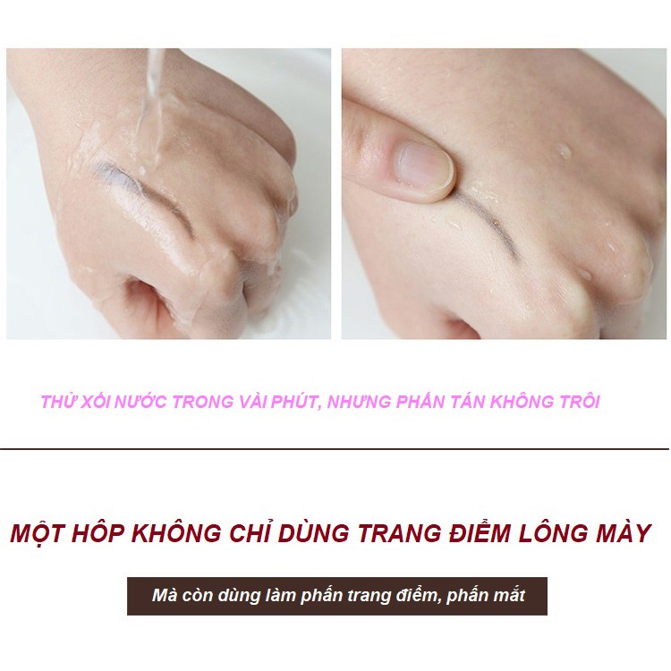 Bột tán chân mày HARZELN cao cấp - Kinakino [ hàng có tem mác full hộp của hãng ] | BigBuy360 - bigbuy360.vn