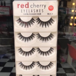 Mi giả 3D cao cấp( red cherry-Loai 5 cặp / hộp)