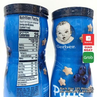 Bánh Gerber vị việt quất 42g
