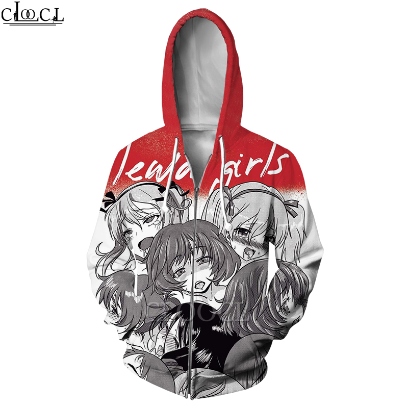 Áo Hoodie In Họa Tiết Hoạt Hình 3d Phối Khóa Kéo Cá Tính Cho Nam