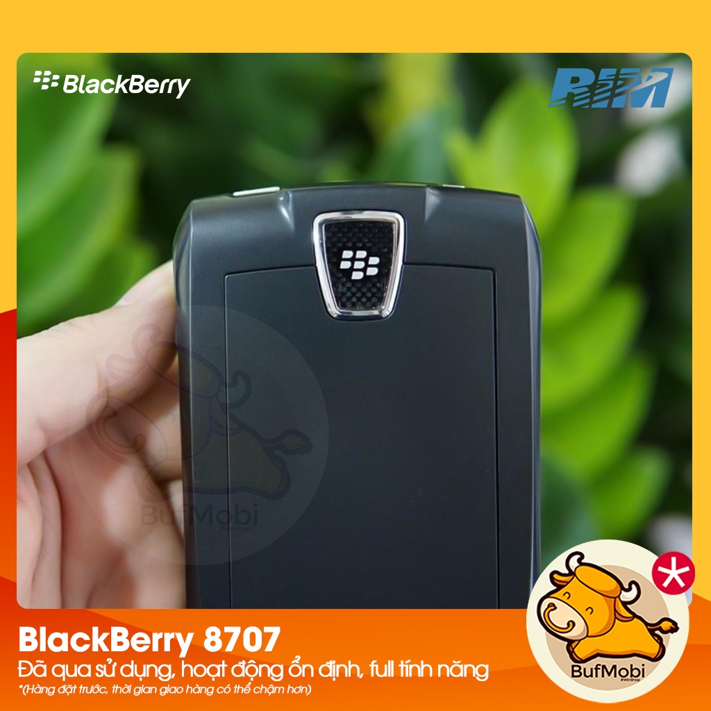 Blackberry 8707 Likenew, nguyên zin, nhiều nhà mạng