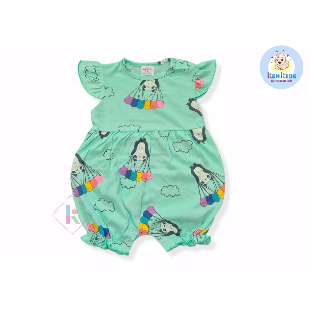 COMBO 5 Bodysuit - Body đùi nhiều màu cho bé gái BabyWear - 5 Bộ