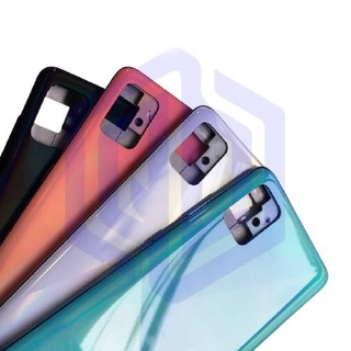 Bộ vỏ + khay sim danh cho samsung a51 zin