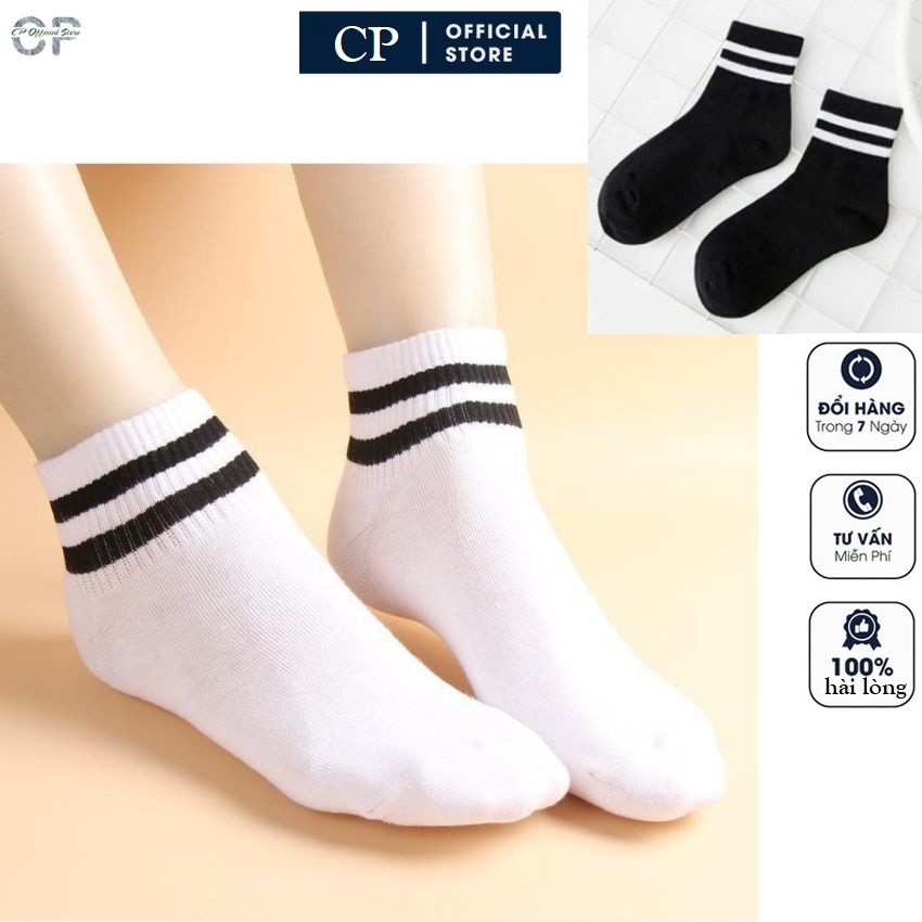 Tất chân vớ nam nữ thể thao phong cách Hàn Quốc trẻ trung năng động, loại đẹp