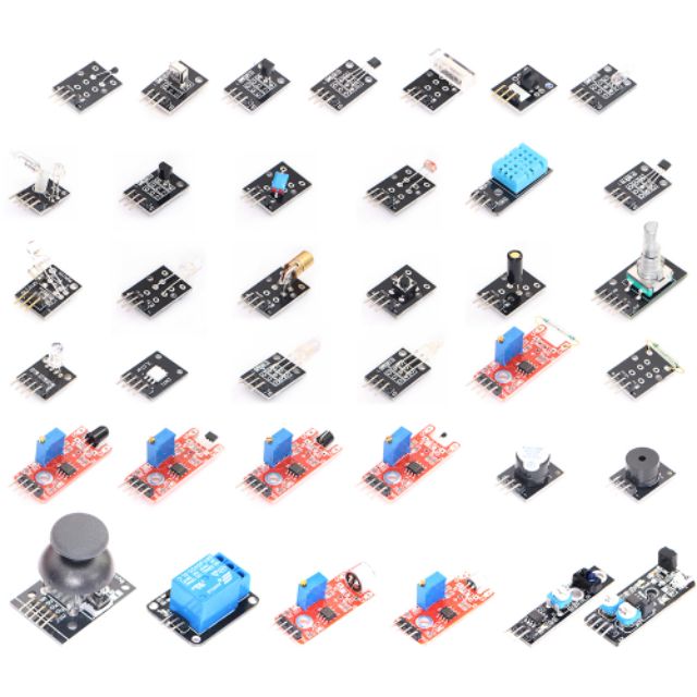Bộ combo 37 Cảm Biến cho Arduino - kèm hộp đựng