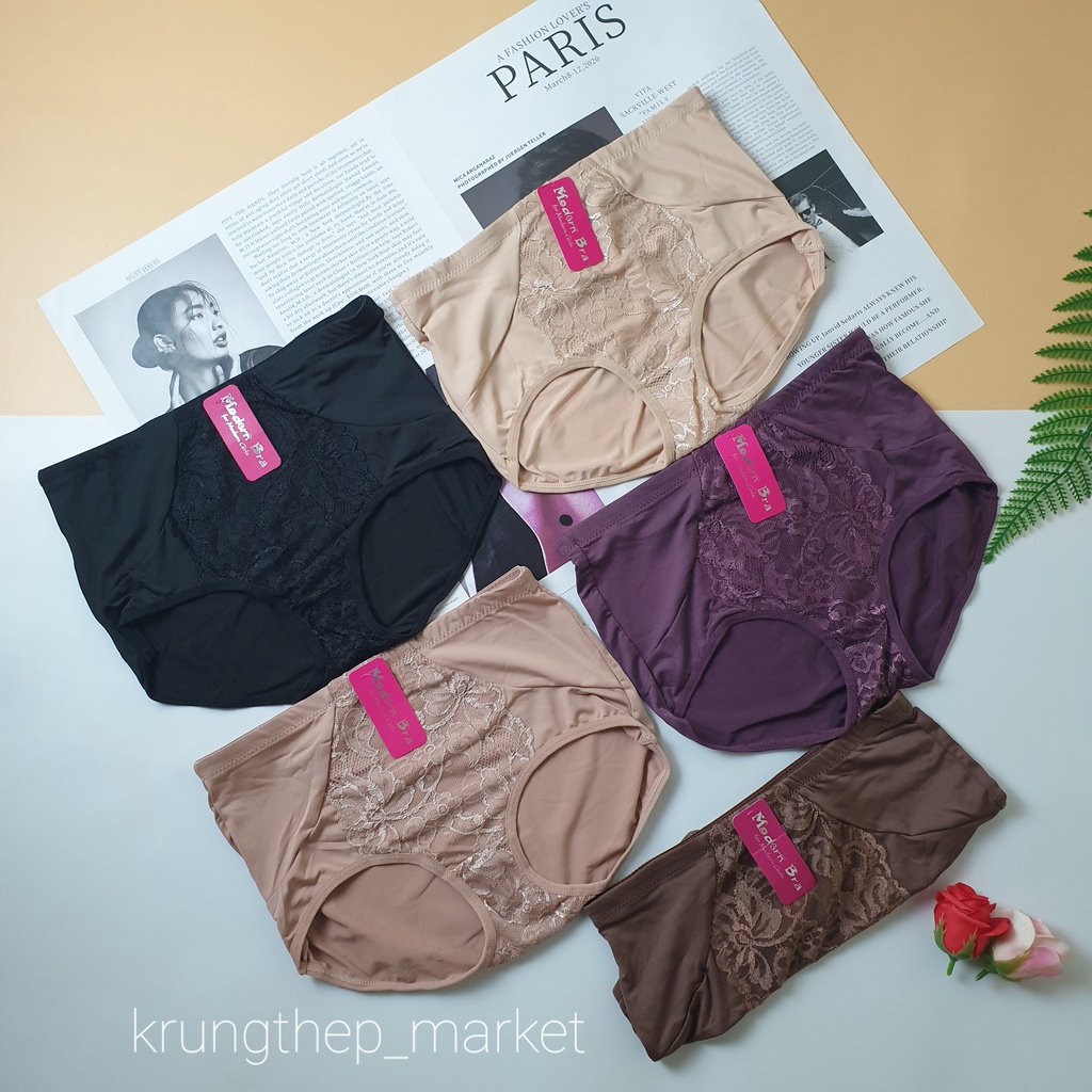 QUẦN LÓT MODERN BRA 345 THUN LANH , PHA REN CAO ẤP HÀNG THÁI LAN