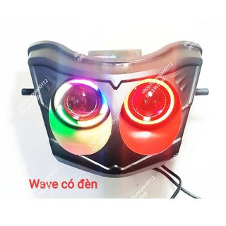 Pha đèn mắt cú xe máy Wave