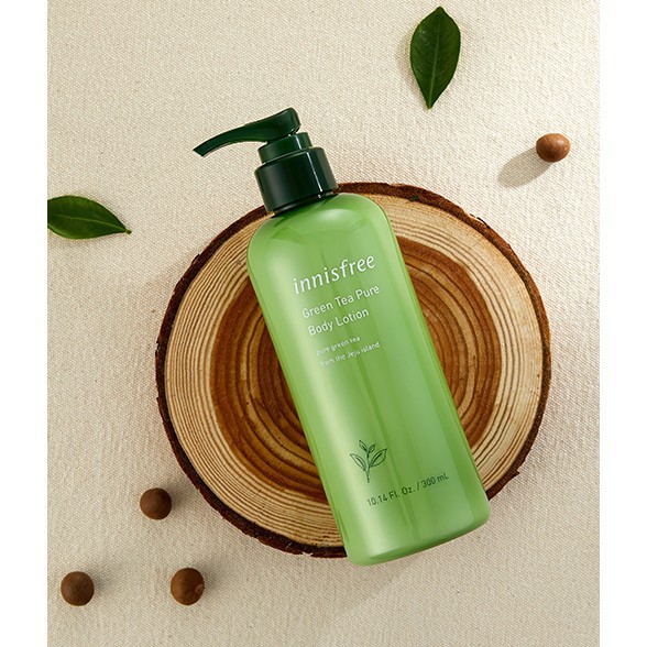 Sữa Dưỡng Thể Giữ Ẩm Và Ngăn Ngừa Lão Hoá Chiết Suất Từ Trà Xanh Innisfree Green Tea Pure Body Lotion 300ml