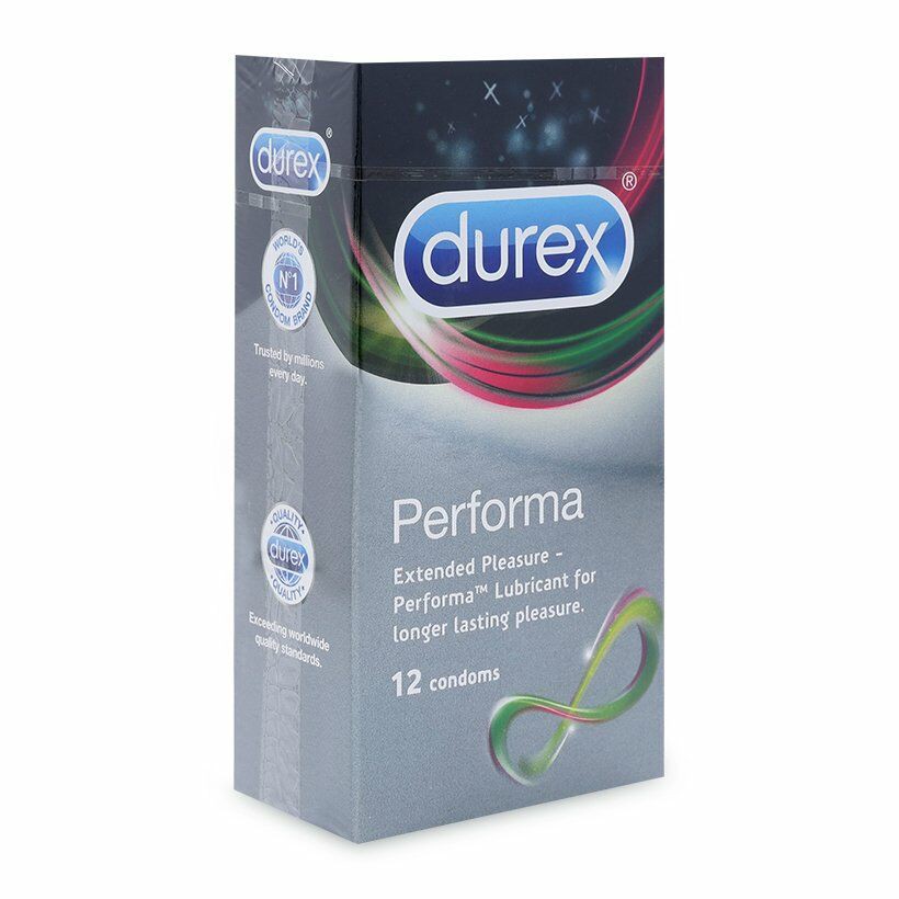 Bao Cao Su Durex Performa Tăng Hưng Phấn (Hộp 12 Bao)