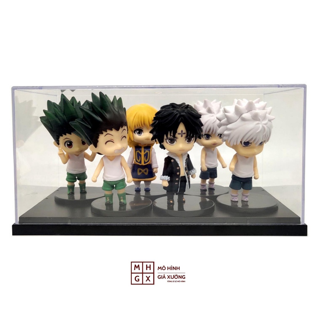 Mô Hình Thợ Săn Tí Hon nhân vật Chrollo Lucilfer , Gon Freecss , Kurapika cao 10-11 cm , figure Hunter X Hunter