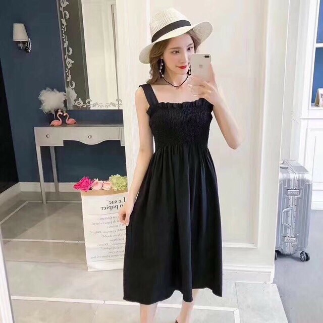 [ẢNH THẬT] Váy maxi 2 dây đi biển nhiều màu | BigBuy360 - bigbuy360.vn