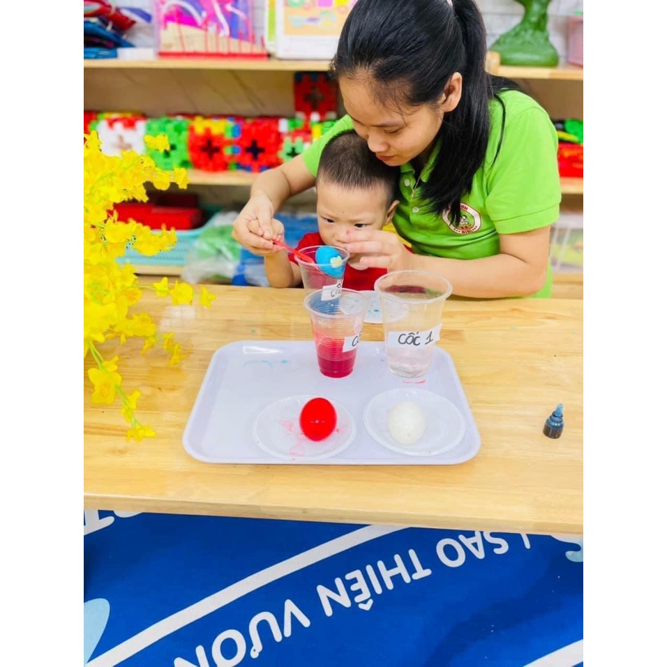 Đồ chơi màu thực phẩm cho bé ⚡ SIÊU HOT ⚡ Combo 7 màu làm thí nghiệm khoa học vui sáng tạo cho trẻ