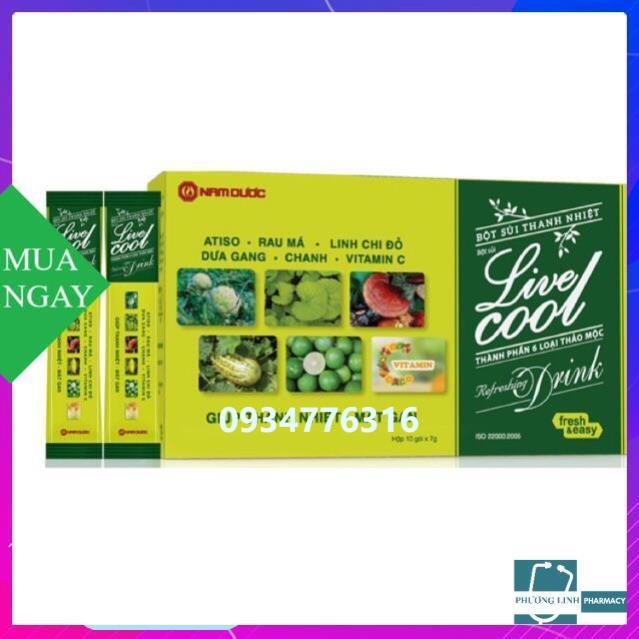 Bột sủi thanh nhiệt LiVe Cool của Nam Dược
