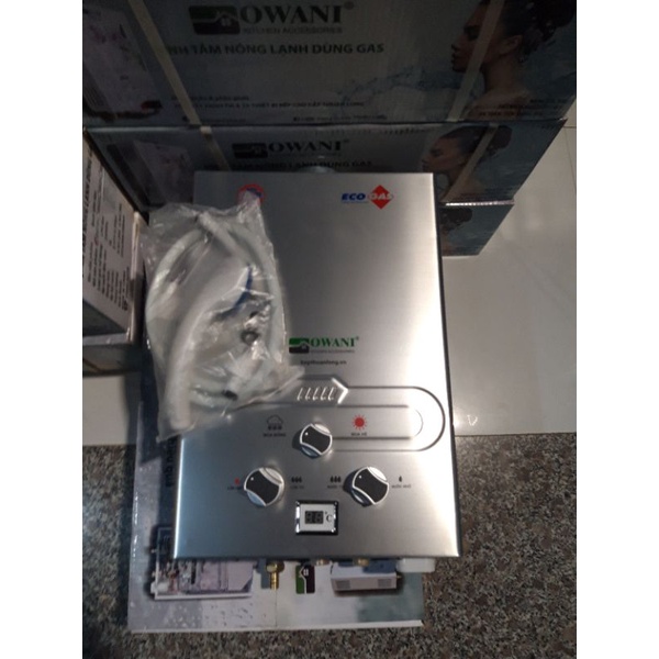 Bình nóng lạnh gas Owani 10L Combo