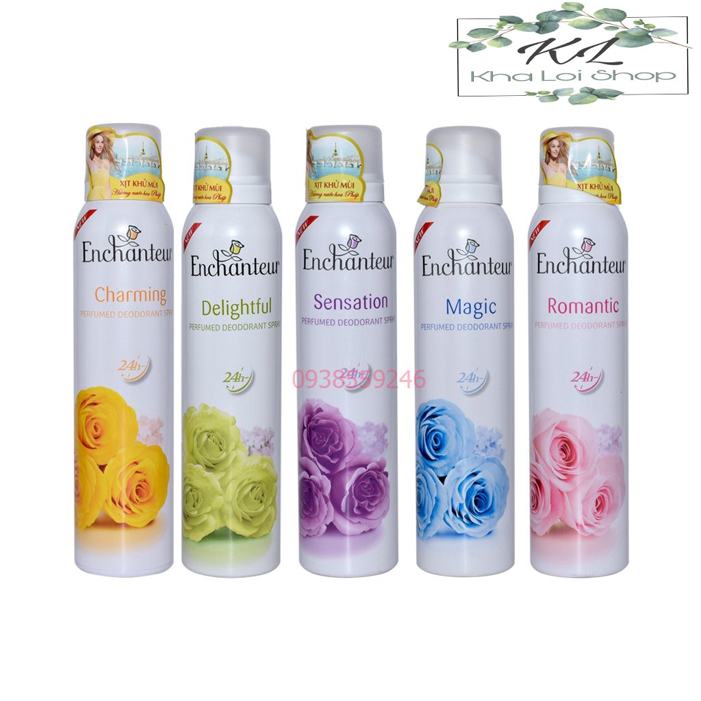 Xịt Khử Enchanteur 150ml