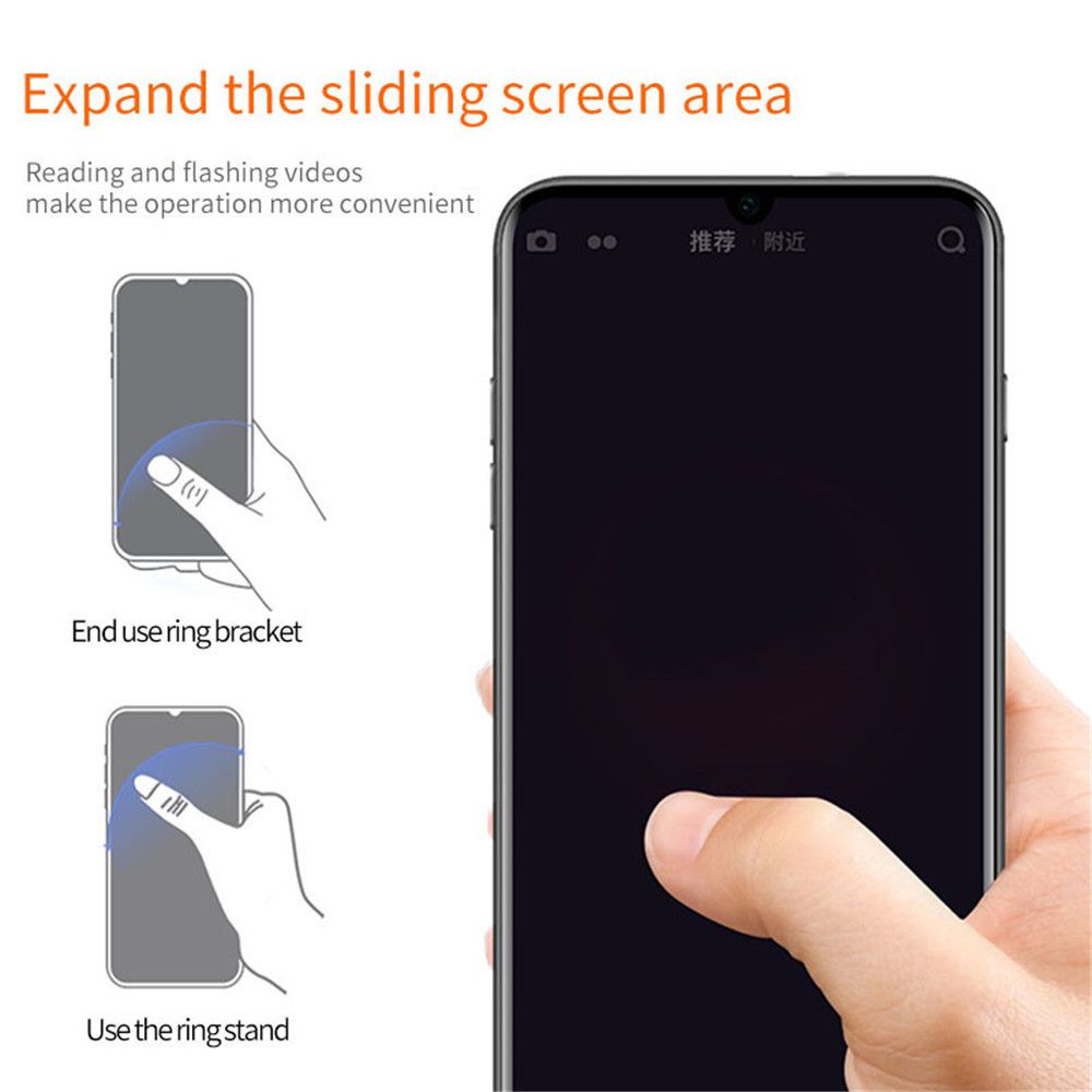 Giá đỡ điện thoại trong suốt siêu mỏng xoay 360 độ đa năng