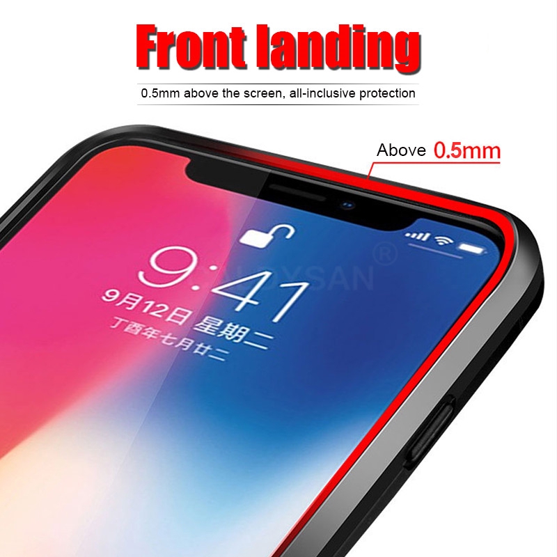 Ốp điện thoại chống sốc họa tiết Iron Man có nhẫn móc ngón tay cho iPhone XS Max Xr X 7 8 Plus