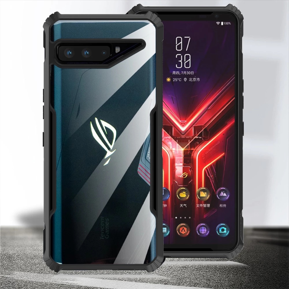 Ốp Điện Thoại Acrylic Trong Suốt Cho ASUS ROG Phone 5 6 5s Pro 3 I005DA I005DB ZS673KS ROG Phone 5s ULTIMATE no Yaiba ZS676KS