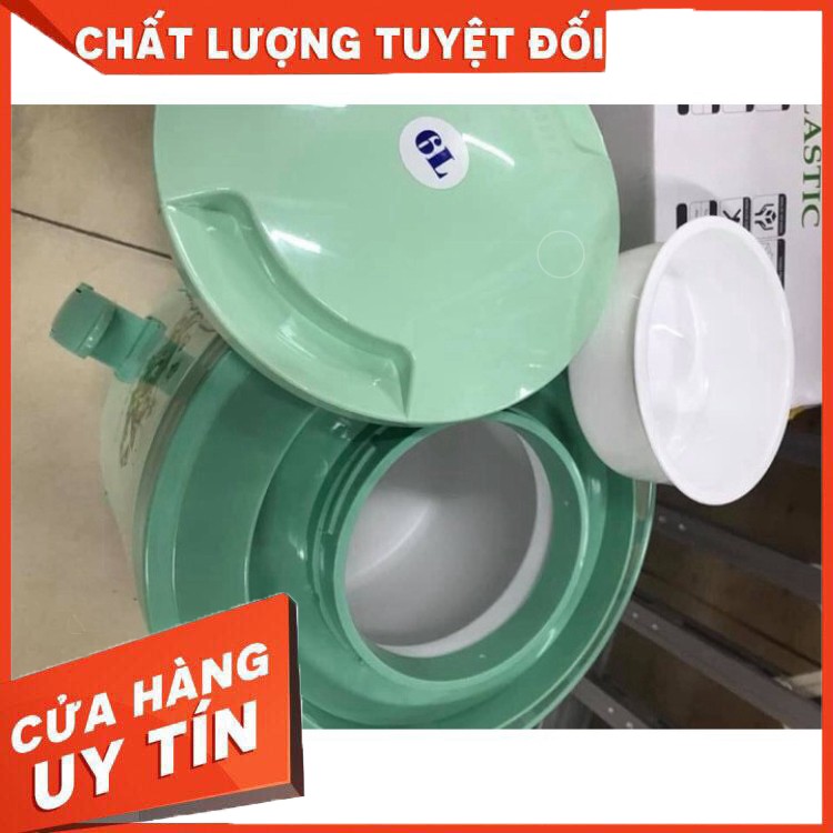 Bình Giữ Nhiệt Có Vòi Rót Và Quai Xách Nhựa Việt Nhật Loại To Cao Cấp 6L - 8L - 10L Thùng đá giữ nhiệt Cao Cấp