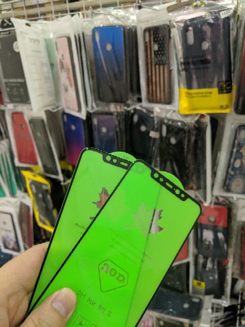 Cường lực 20D cho Xiaomi Mi 8 FREESHIP Từ 50k full màn full keo cao cấp chất đẹp viền mỏng