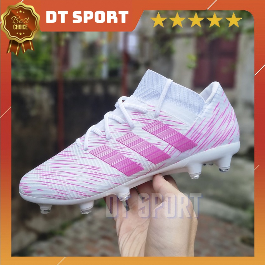 [Tặng Túi Rút Và Tất]Giày Đá Bóng Sân Cỏ Tự Nhiên Nemeziz Messi Tango 18.3 FG Super M10 Speed Ghost, Giày Đá Banh Nam