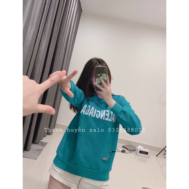 [ FREESHIP ] Áo Nỉ Balen Rách Dài Tay Mới về Siêu Hót UNISEX | BigBuy360 - bigbuy360.vn