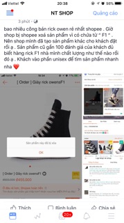 Giày Rick owens có tem khóa bạc