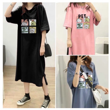 Váy  suông - Đầm suông PET chất cotton form rộng