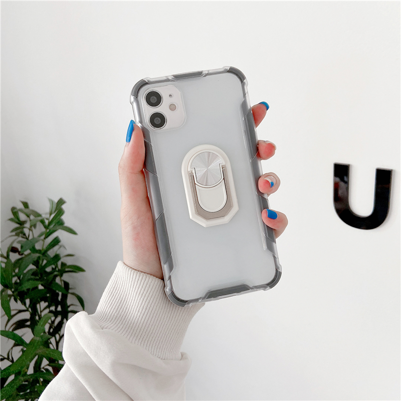 (Nơi)Case Huawei NOVA7SE P40LITE-5G Y9A Y7A P-SMART-2021 With Free Finger Ring transparent all-inclusive anti-fall car magnetic mobile phone case