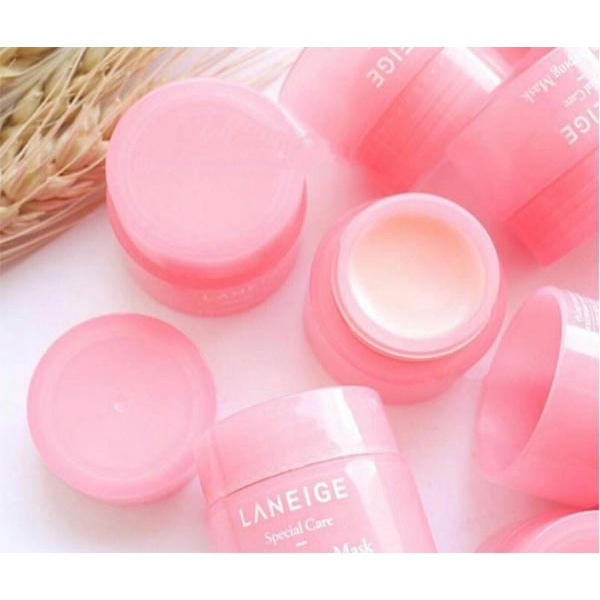 Combo Mặt nạ ngủ môi LANEIGE Lip Sleeping Mask 3g và Mặt nạ ngủ LANEIGE water sleeping mask 15ml