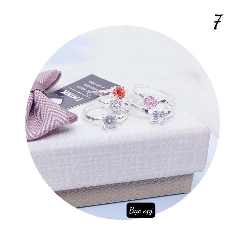 Nhẫn cho bé yêu siêu xinh,bạc BNP