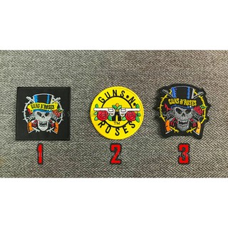 Patch Guns n Roses - Hình ủi lên Quần, áo, ba lô, túi, nón…Hàng Thái Lan, đường chỉ may dày, xịn và đẹp.