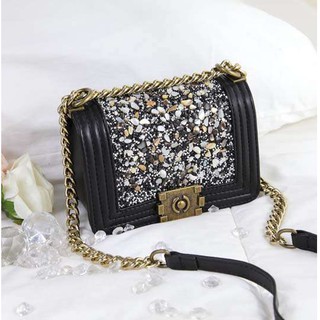 Túi Xách Đính Đá Hot Nhất (20x16)