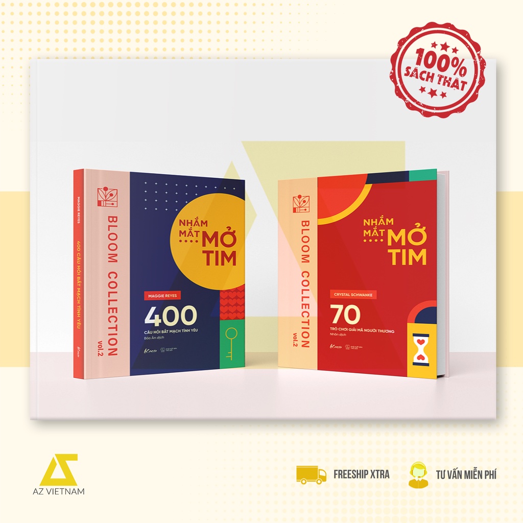 Sách - Combo 2 Quyển: 400 Câu Hỏi Bắt Mạch Tình Yêu + 70 Trò Chơi Giải Mã Người Thương