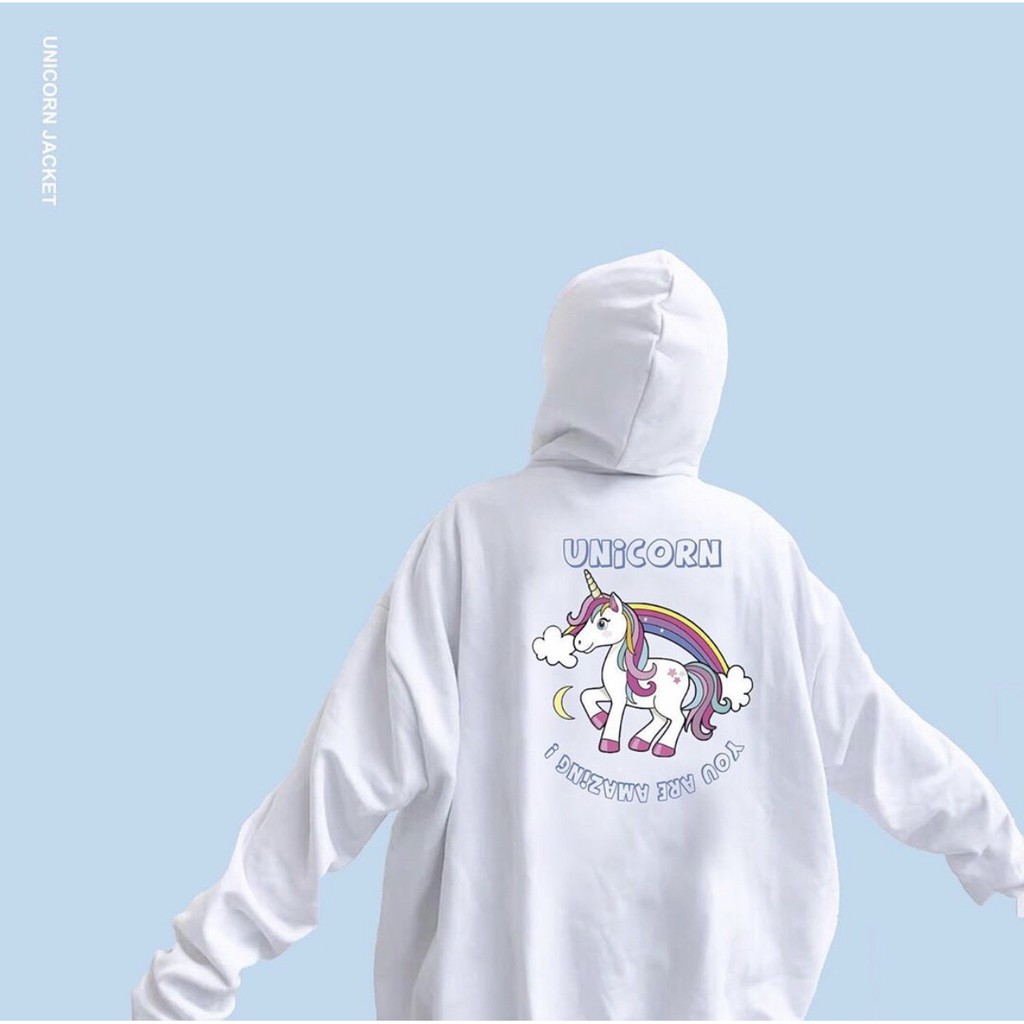 Nhập WAPCK111 giảm 25k đơn từ 200k - Áo Hoodie Nỉ KÌ LÂN UNICORN Unisex | WebRaoVat - webraovat.net.vn