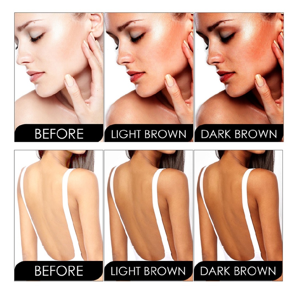 [Hàng mới về] Xịt làm rám nắng da tự nhiên lâu trôi 60ml