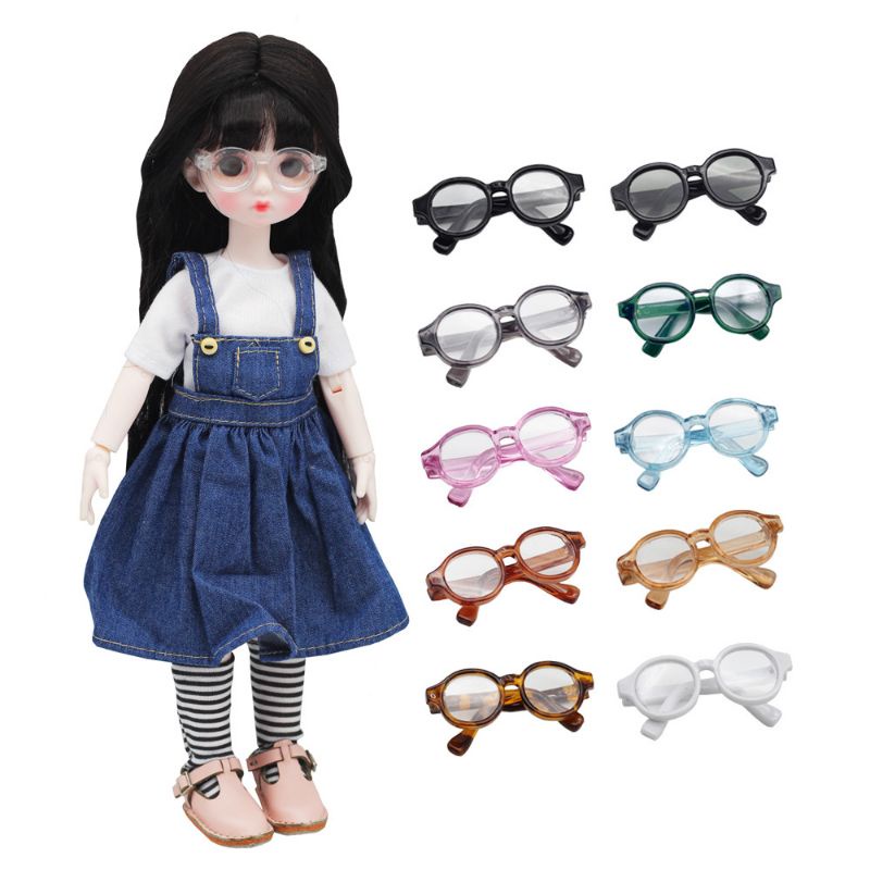 Mắt kính nhựa cho búp bê BJD 1/6, 1/3