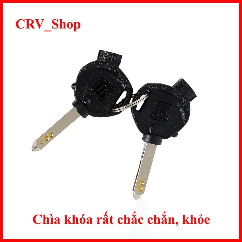 Ổ Khóa 6 Cạnh Xe Máy Wave RS 110cc Wave S 110cc Khóa Chất Lượng Cao Bảo Hành 12Tháng