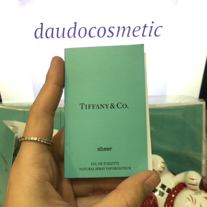 [ Vial nhiều mẫu ] Nước hoa Tiffany & Co EDP - Sheer EDT - Love for Her EDP 1.2ml | BigBuy360 - bigbuy360.vn