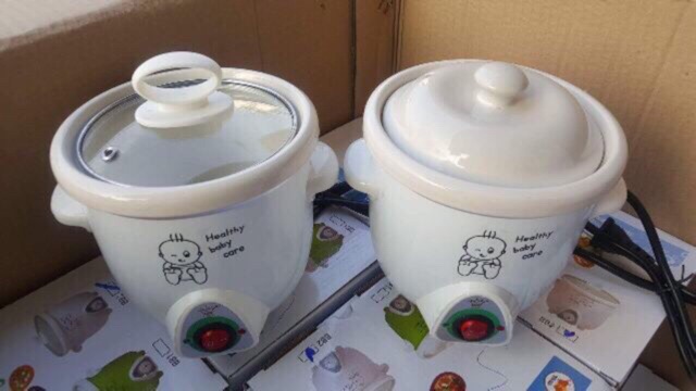 Nồi Chưng Yến, Tiềm, Nấu Cháo, Kho Cá Nắp Sứ Baby Care