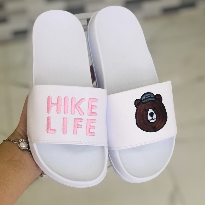 Dép unisex 𝐌𝐋𝐁 𝐇𝐈𝐊𝐄 𝐋𝐈𝐅𝐄 ❤️FREESHIP + Hộp❤️ dép mlb quai ngang thể thao nữ Thêunỗi HIKE-LIKE nhiều màu