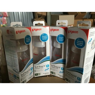 Bình sữa pigeon SofTouch Peristaltic PLUS bình cổ rộng 160ml/240ml