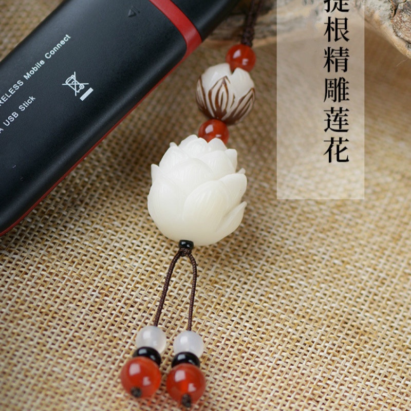 Dây Móc Khóa Hình Hoa Sen Xinh Xắn