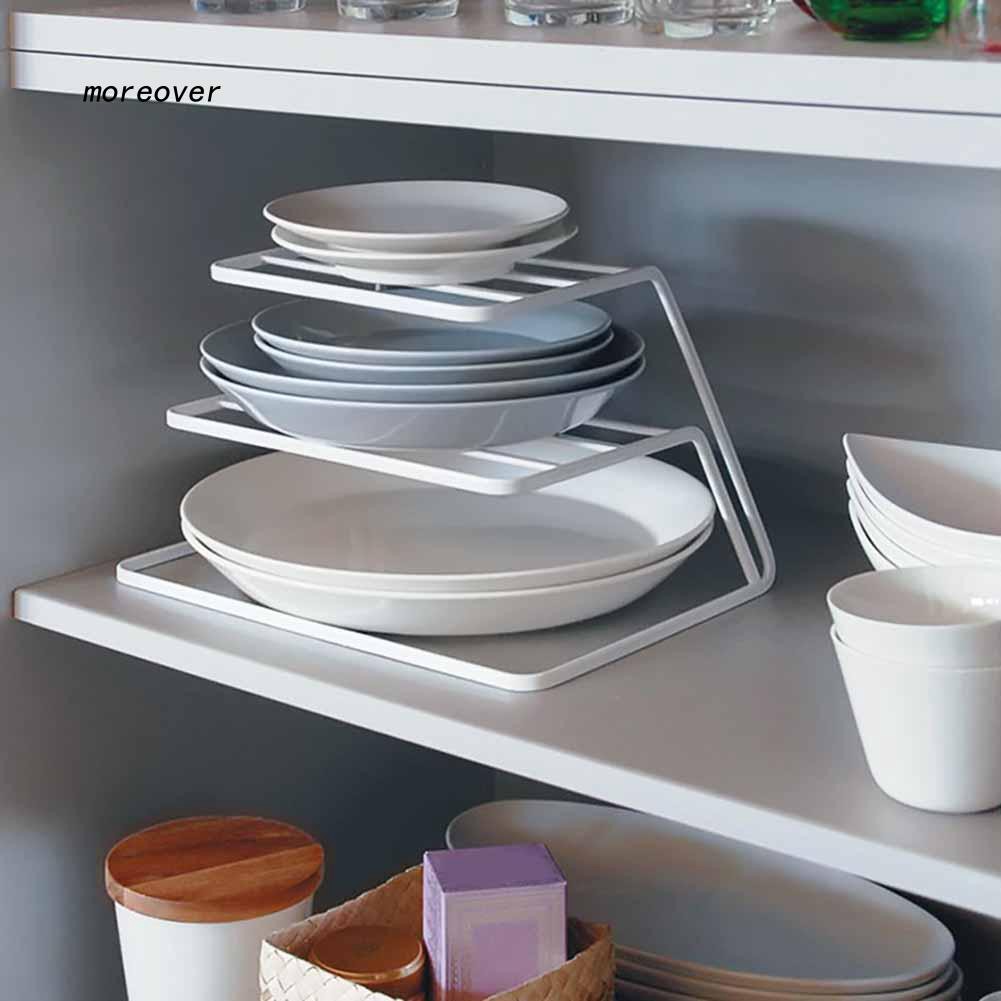 MORE☼3-Tier Kitchen Dish Storage Rack Tableware Drying Tray Stand Holder Organizer