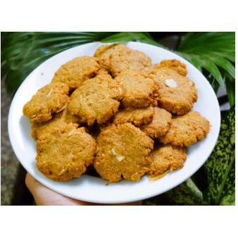 [Baker Baking] Bánh cookies hạnh nhân dừa 100gr-500gr, bánh hạnh nhân ăn vặt ít calo giảm cân