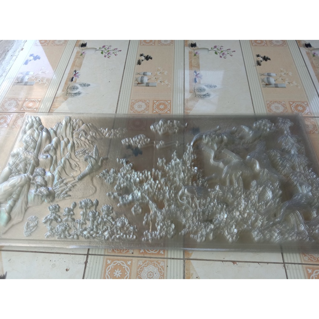 Khuôn tranh Hạc du xuân