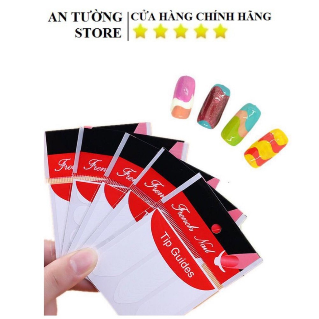 Bộ Dán Hỗ Trợ Vẽ Móng French Nail Sticker Tiện Lợi(Giao Ngẫu Nhiên)