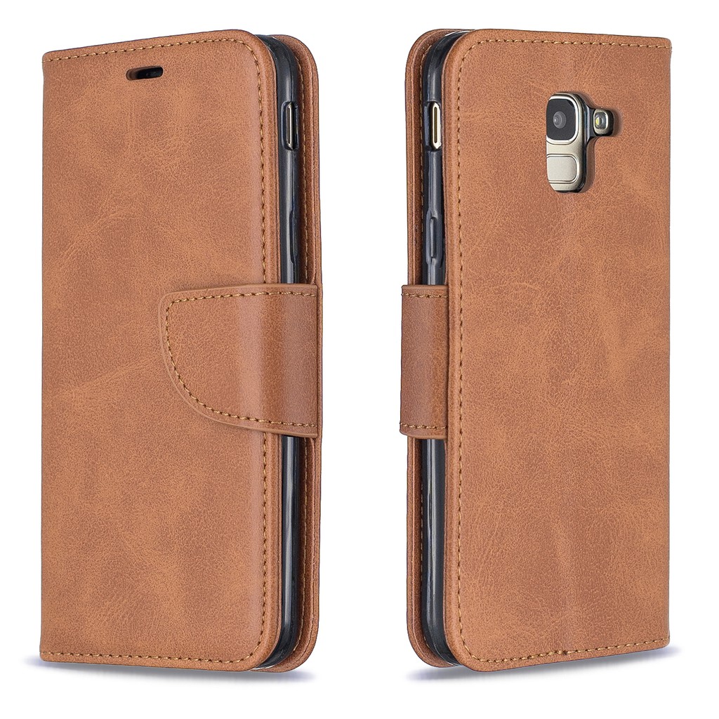 Case for SAMSUNG GALAXY J6 2018 Bao da điện thoại có nắp gài cho